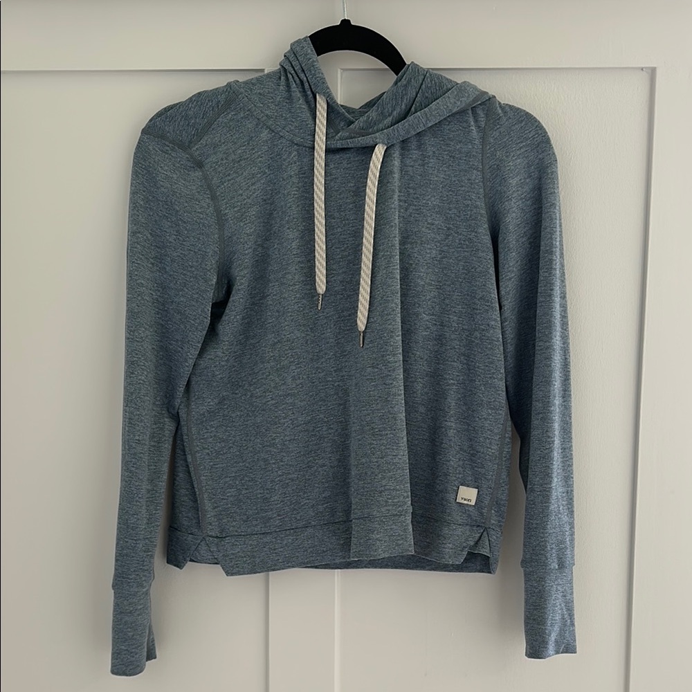 Vuori Heather Blue Women's Hoodie Sweater